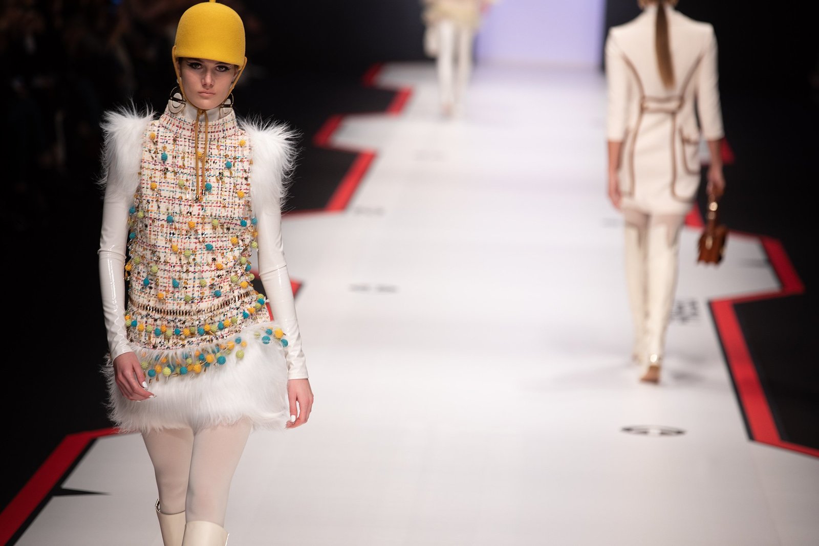 Elisabetta franche fall winter collection F/W 2019-2020 on catwalk during MilanoModaDonna - Milan Fashion Week #mfw Elisabetta franche fall winter collection F/W 2019-2020 on catwalk during MilanoModaDonna - Milan Fashion Week #mfw