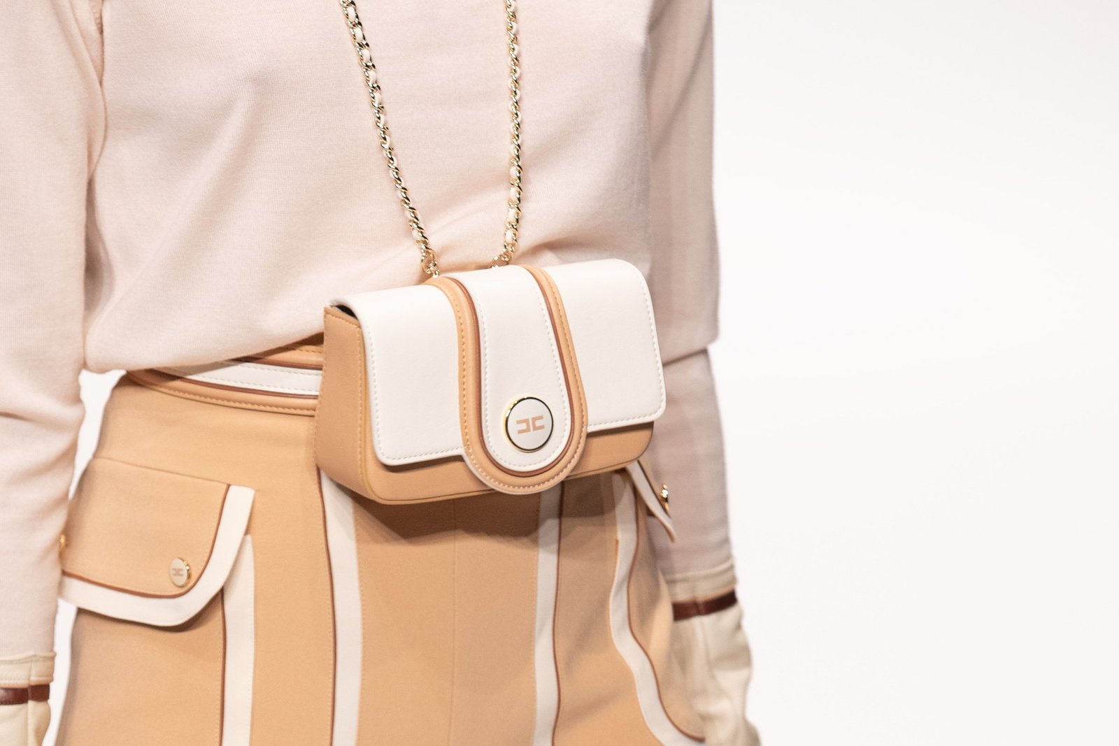 Elisabetta franche fall winter collection F/W 2019-2020 on catwalk during MilanoModaDonna - Milan Fashion Week #mfw bag Elisabetta franche fall winter collection F/W 2019-2020 on catwalk during MilanoModaDonna - Milan Fashion Week #mfw bag