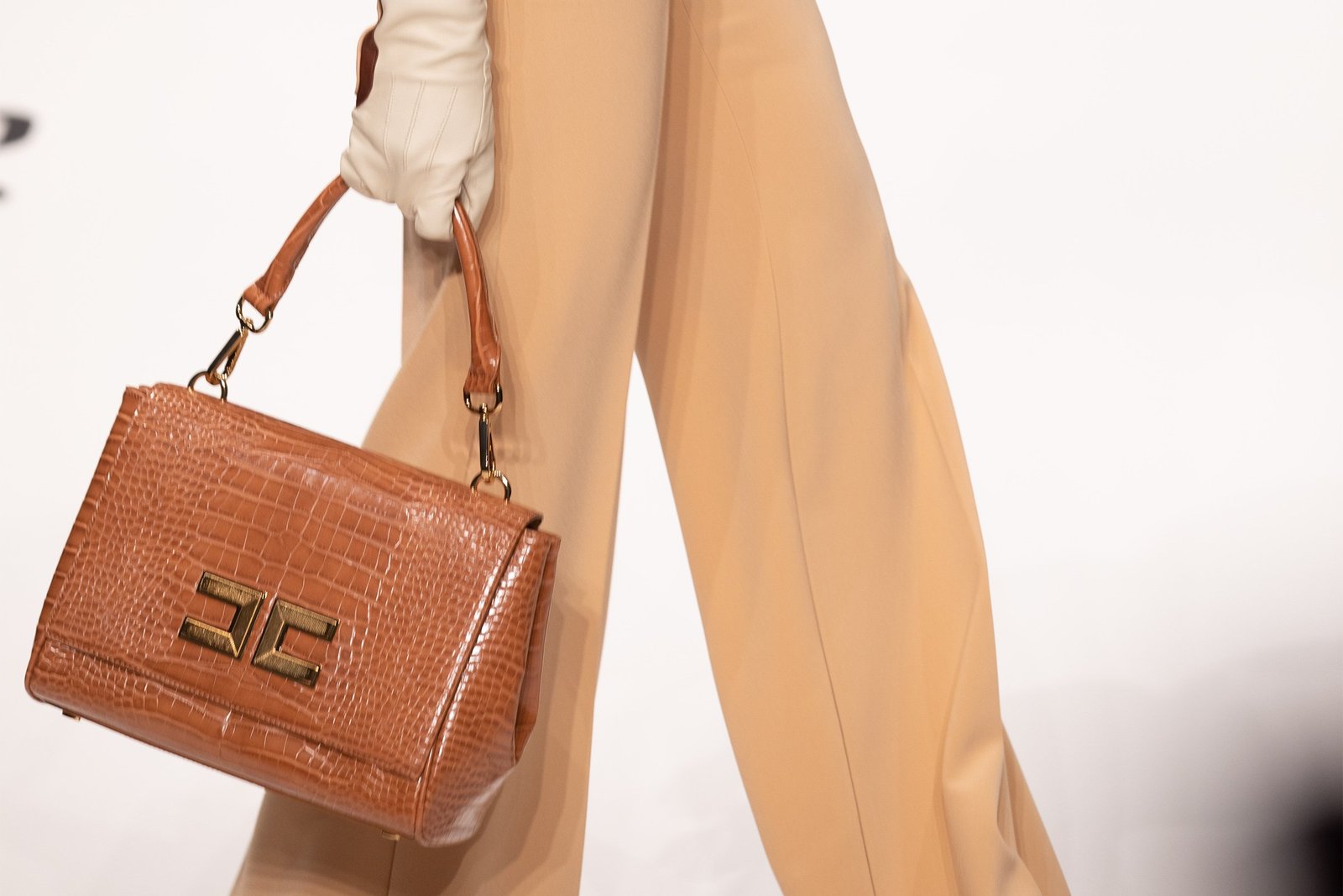 Elisabetta franche fall winter collection F/W 2019-2020 on catwalk during MilanoModaDonna - Milan Fashion Week #mfw bag Elisabetta franche fall winter collection F/W 2019-2020 on catwalk during MilanoModaDonna - Milan Fashion Week #mfw bag