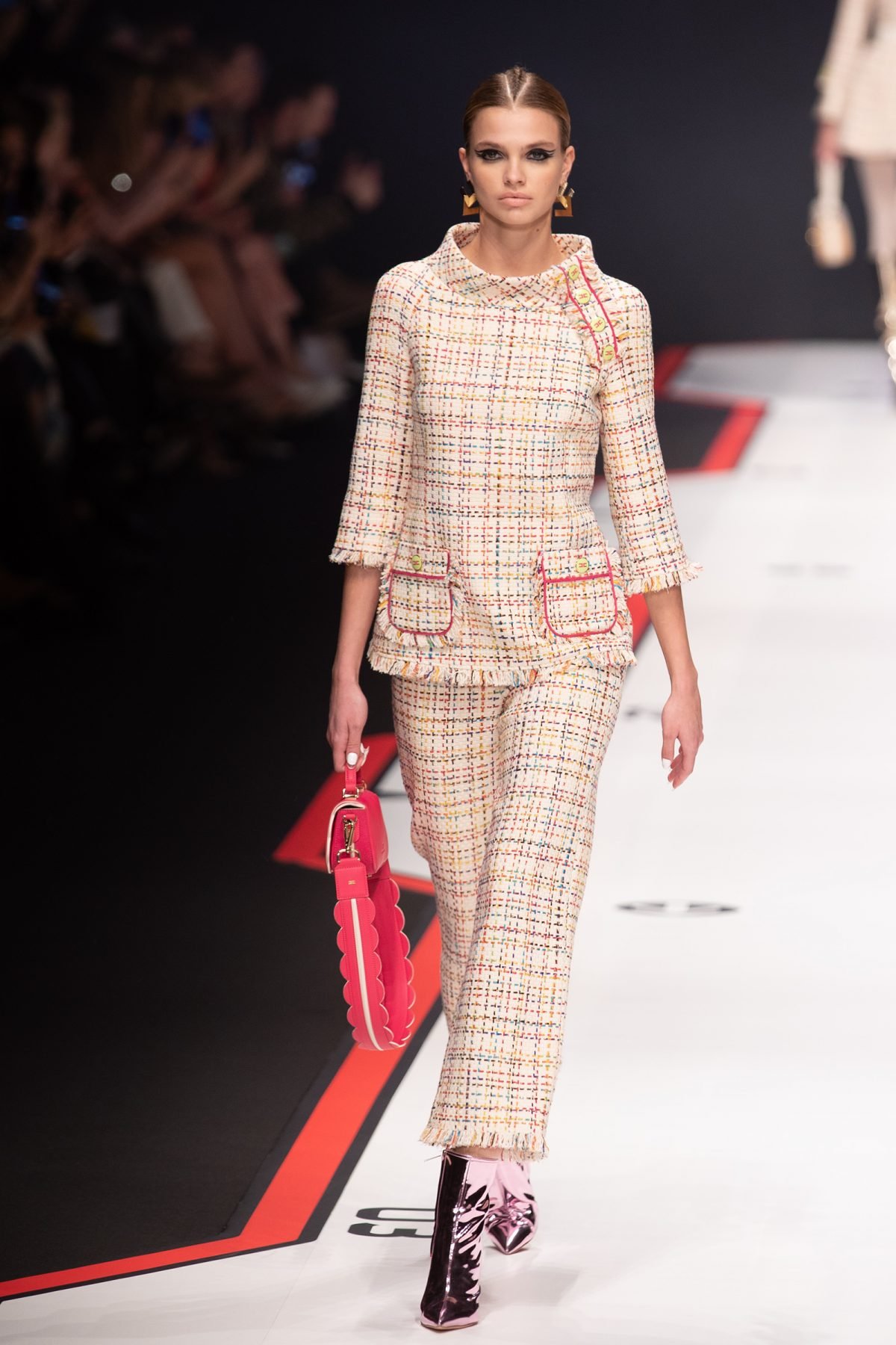 Elisabetta franche fall winter collection F/W 2019-2020 on catwalk during MilanoModaDonna - Milan Fashion Week #mfw Elisabetta franche fall winter collection F/W 2019-2020 on catwalk during MilanoModaDonna - Milan Fashion Week #mfw