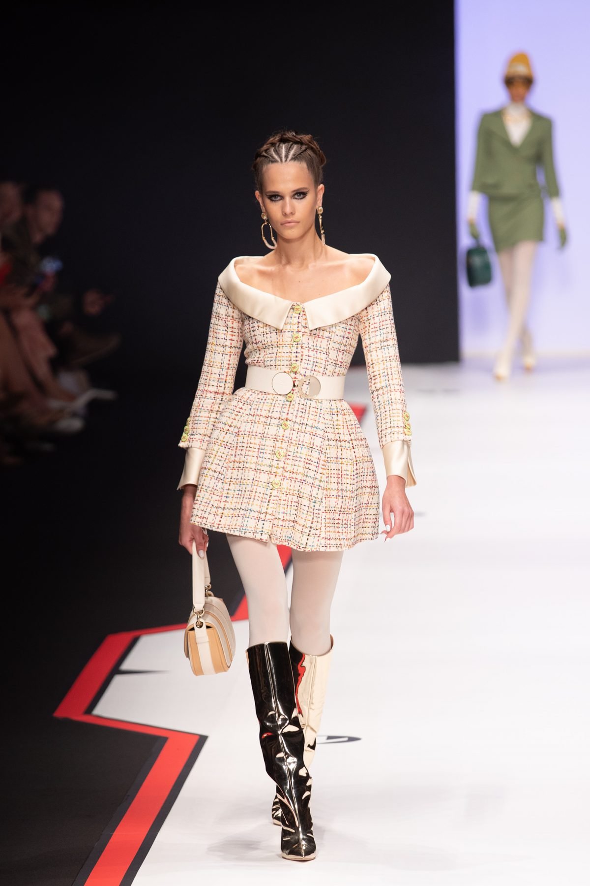 Elisabetta franche fall winter collection F/W 2019-2020 on catwalk during MilanoModaDonna - Milan Fashion Week #mfw Elisabetta franche fall winter collection F/W 2019-2020 on catwalk during MilanoModaDonna - Milan Fashion Week #mfw