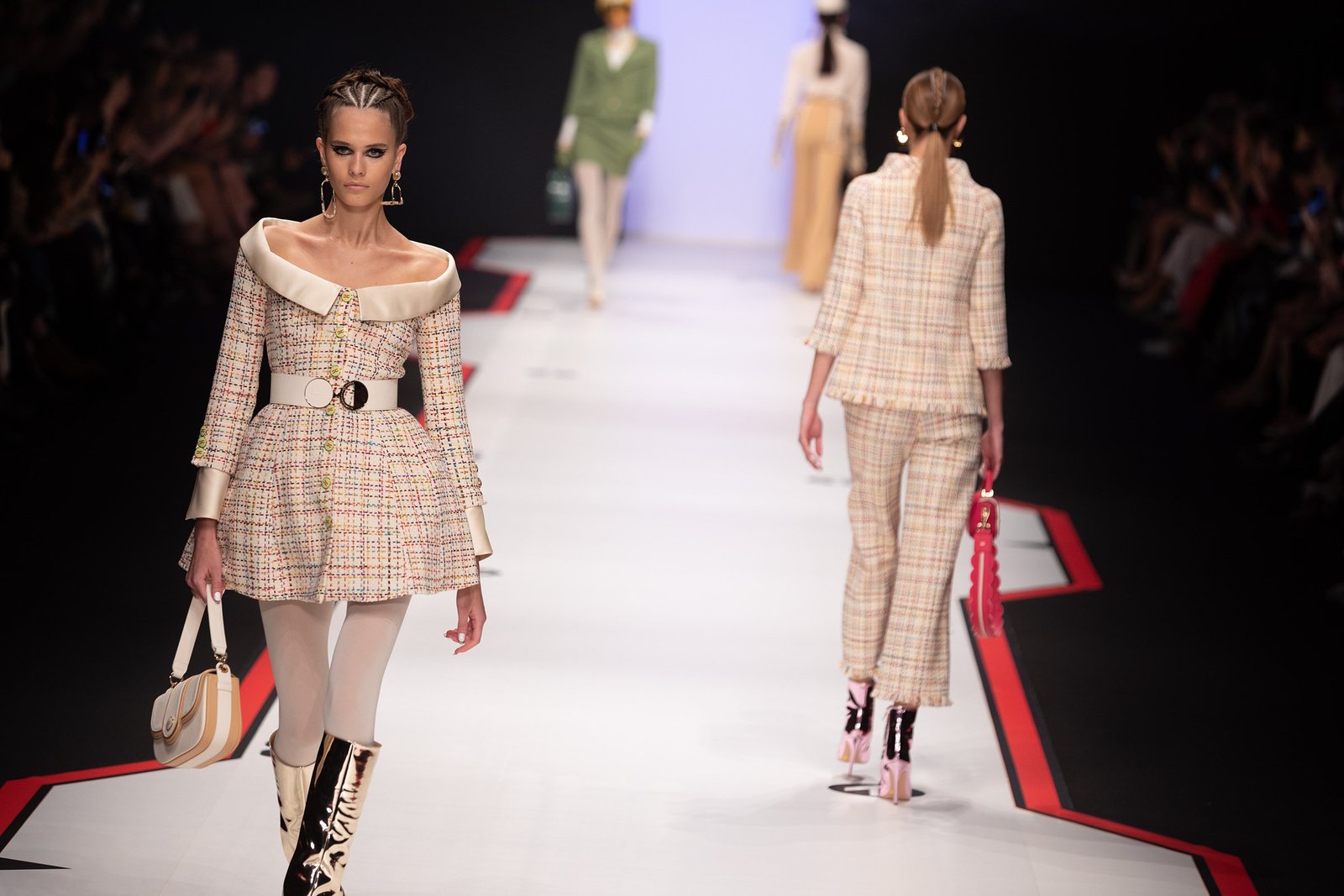 Elisabetta franche fall winter collection F/W 2019-2020 on catwalk during MilanoModaDonna - Milan Fashion Week #mfw Elisabetta franche fall winter collection F/W 2019-2020 on catwalk during MilanoModaDonna - Milan Fashion Week #mfw