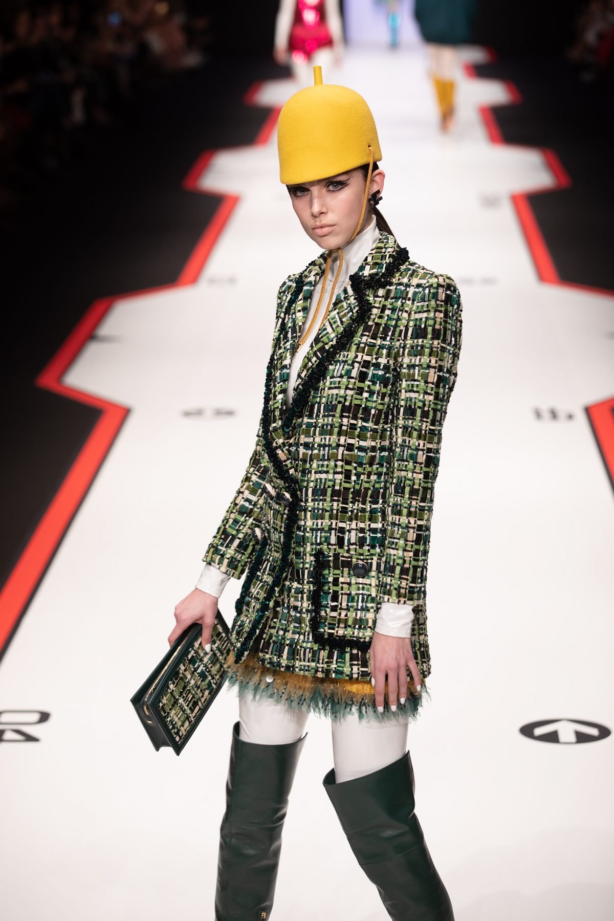 Elisabetta franche fall winter collection F/W 2019-2020 on catwalk during MilanoModaDonna - Milan Fashion Week #mfw Elisabetta franche fall winter collection F/W 2019-2020 on catwalk during MilanoModaDonna - Milan Fashion Week #mfw