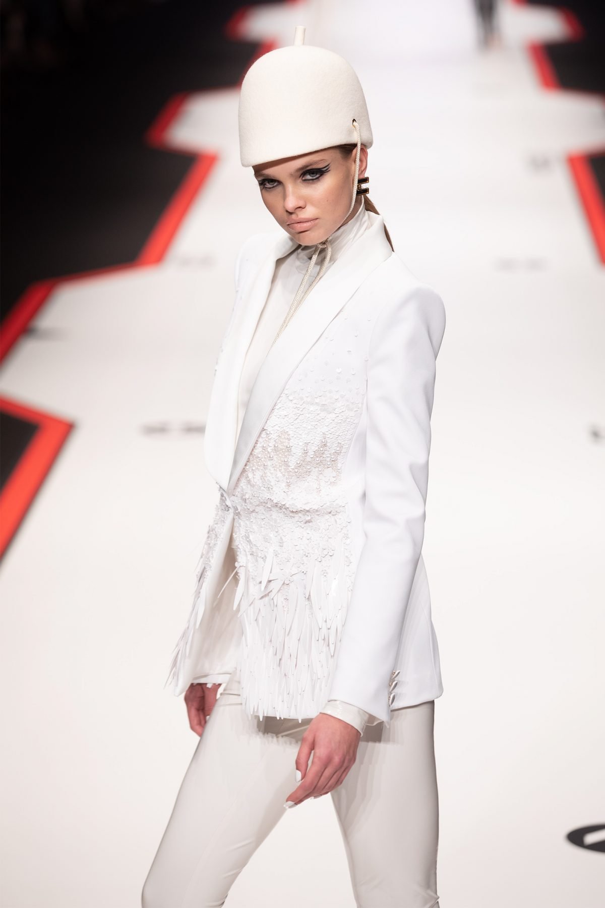 Elisabetta franche fall winter collection F/W 2019-2020 on catwalk during MilanoModaDonna - Milan Fashion Week #mfw Elisabetta franche fall winter collection F/W 2019-2020 on catwalk during MilanoModaDonna - Milan Fashion Week #mfw