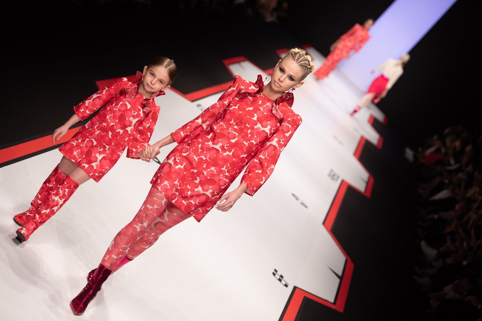 Elisabetta franche fall winter collection F/W 2019-2020 on catwalk during MilanoModaDonna - Milan Fashion Week #mfw Elisabetta franche fall winter collection F/W 2019-2020 on catwalk during MilanoModaDonna - Milan Fashion Week #mfw