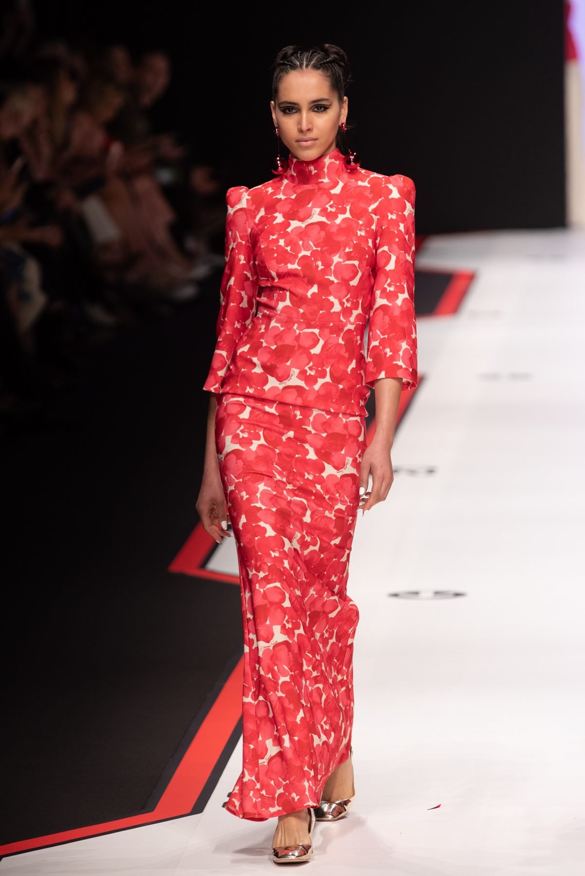 Elisabetta franche fall winter collection F/W 2019-2020 on catwalk during MilanoModaDonna - Milan Fashion Week #mfw Elisabetta franche fall winter collection F/W 2019-2020 on catwalk during MilanoModaDonna - Milan Fashion Week #mfw