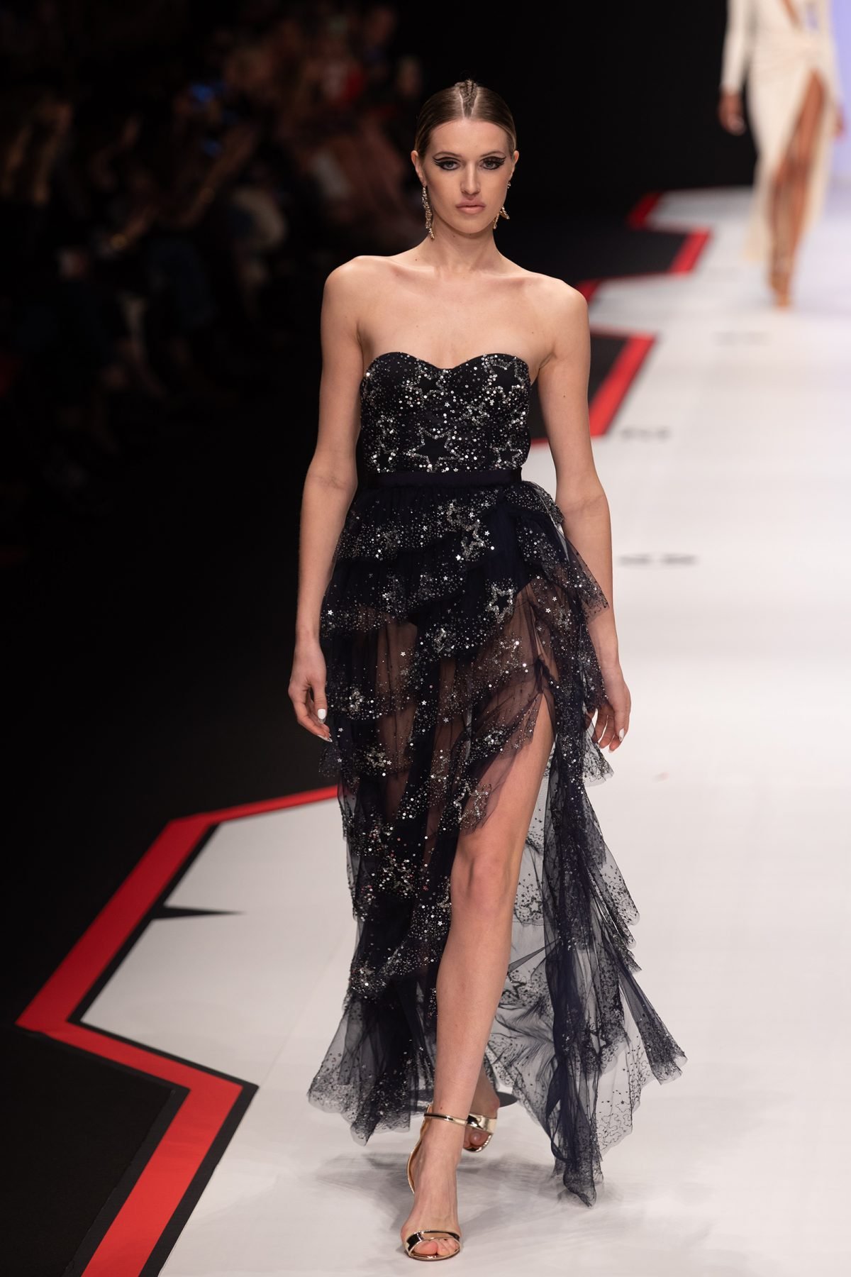 Elisabetta franche fall winter collection F/W 2019-2020 on catwalk during MilanoModaDonna - Milan Fashion Week #mfw Elisabetta franche fall winter collection F/W 2019-2020 on catwalk during MilanoModaDonna - Milan Fashion Week #mfw