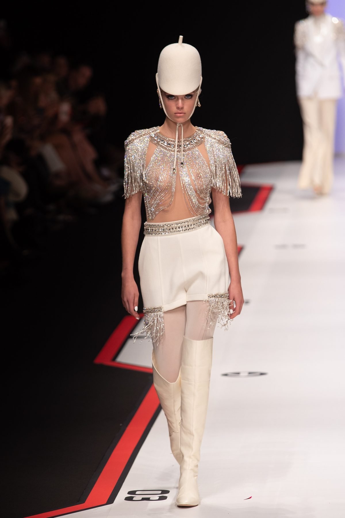 Elisabetta franche fall winter collection F/W 2019-2020 on catwalk during MilanoModaDonna - Milan Fashion Week #mfw Elisabetta franche fall winter collection F/W 2019-2020 on catwalk during MilanoModaDonna - Milan Fashion Week #mfw