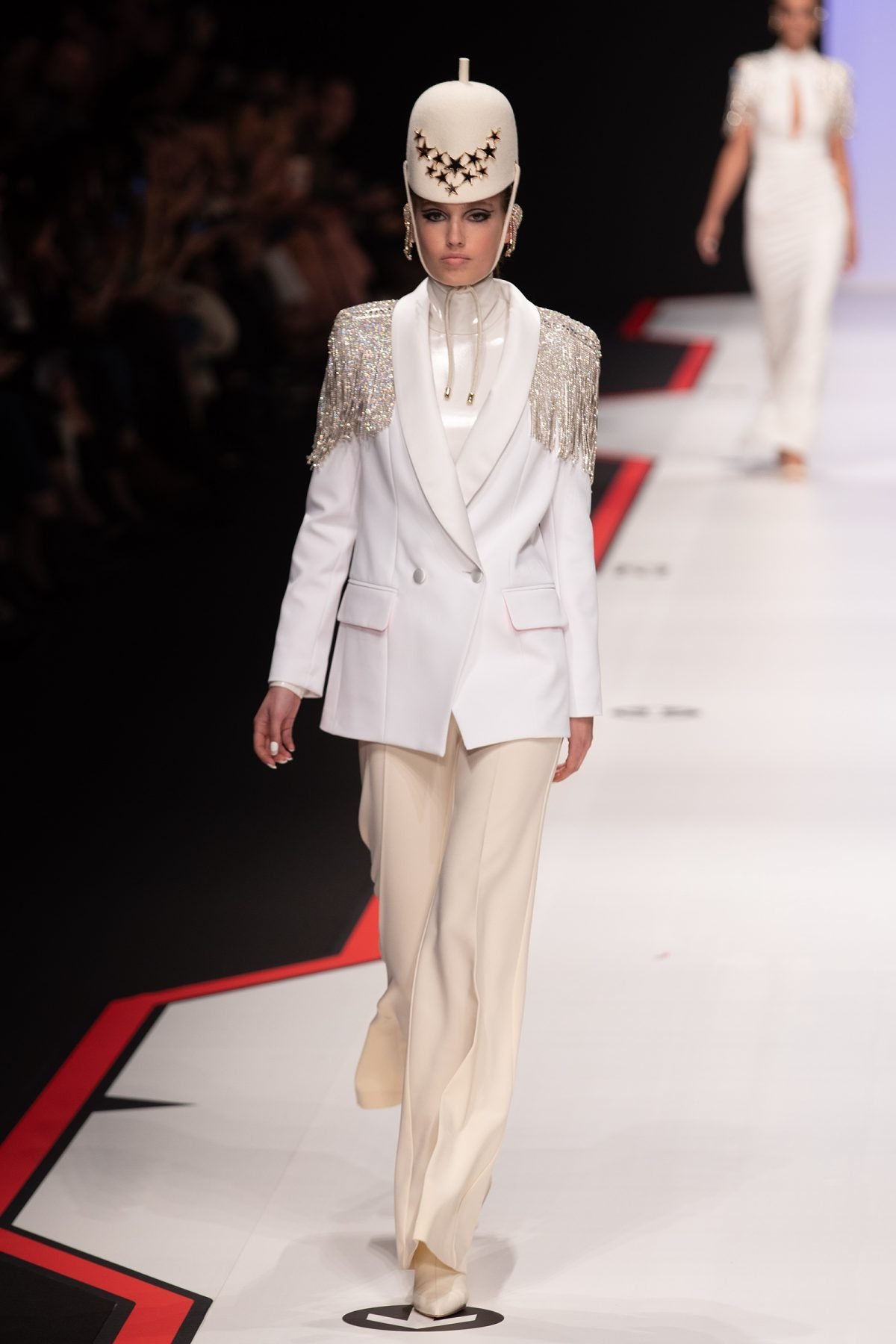 Elisabetta franche fall winter collection F/W 2019-2020 on catwalk during MilanoModaDonna - Milan Fashion Week #mfw Elisabetta franche fall winter collection F/W 2019-2020 on catwalk during MilanoModaDonna - Milan Fashion Week #mfw